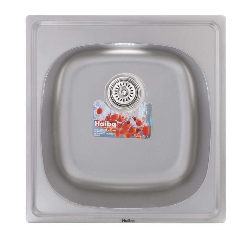 Мийка кухонна Хаіба (OLS-0281) 50x47см Срібляста DS