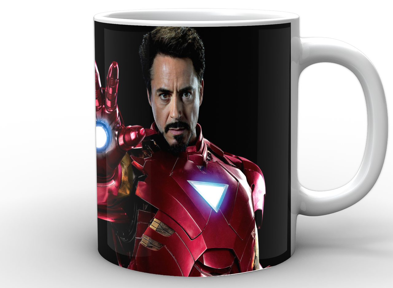 Кухоль Sava Family біла Залізна Людина Iron Man Тоні Старк Залізна людина IM.02.085 SF DS
