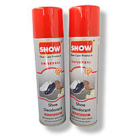 Дезодорант SHOW для взуття 250 мл для всіх видів шкіри та текстилю
