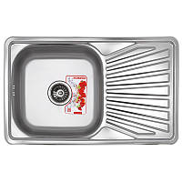 Мийка кухонна Зерікс (OLS-0314) 78х48см Срібляста DS