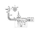 Сифон для ванної ZERIX SV-02-A 1 1/2" з ревізією, випуском та переливом (ZX4958) DS, фото 2