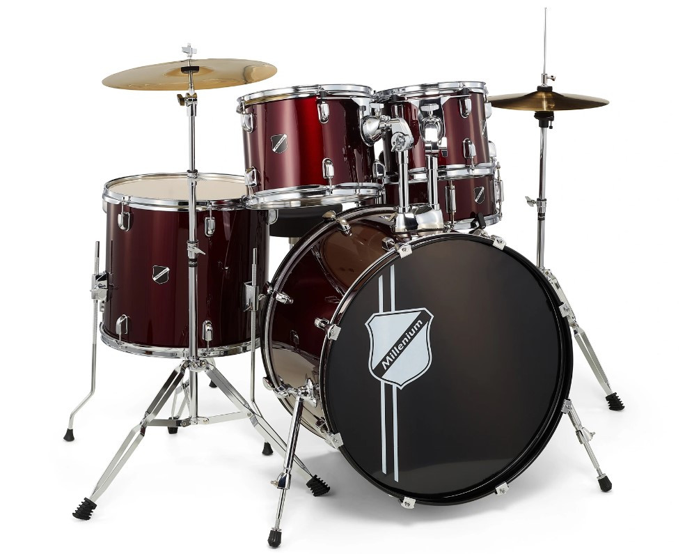 Акустическая ударная установка Millenium Focus 22 Drum Set Red - фото 3 - id-p2003536518