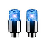 Ковпачки для коліс із підсвіткою для автомобіля мотоцикла велосипеда сині, фото 2