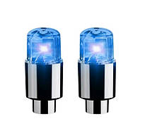 Ковпачки для коліс із підсвіткою для автомобіля мотоцикла велосипеда сині