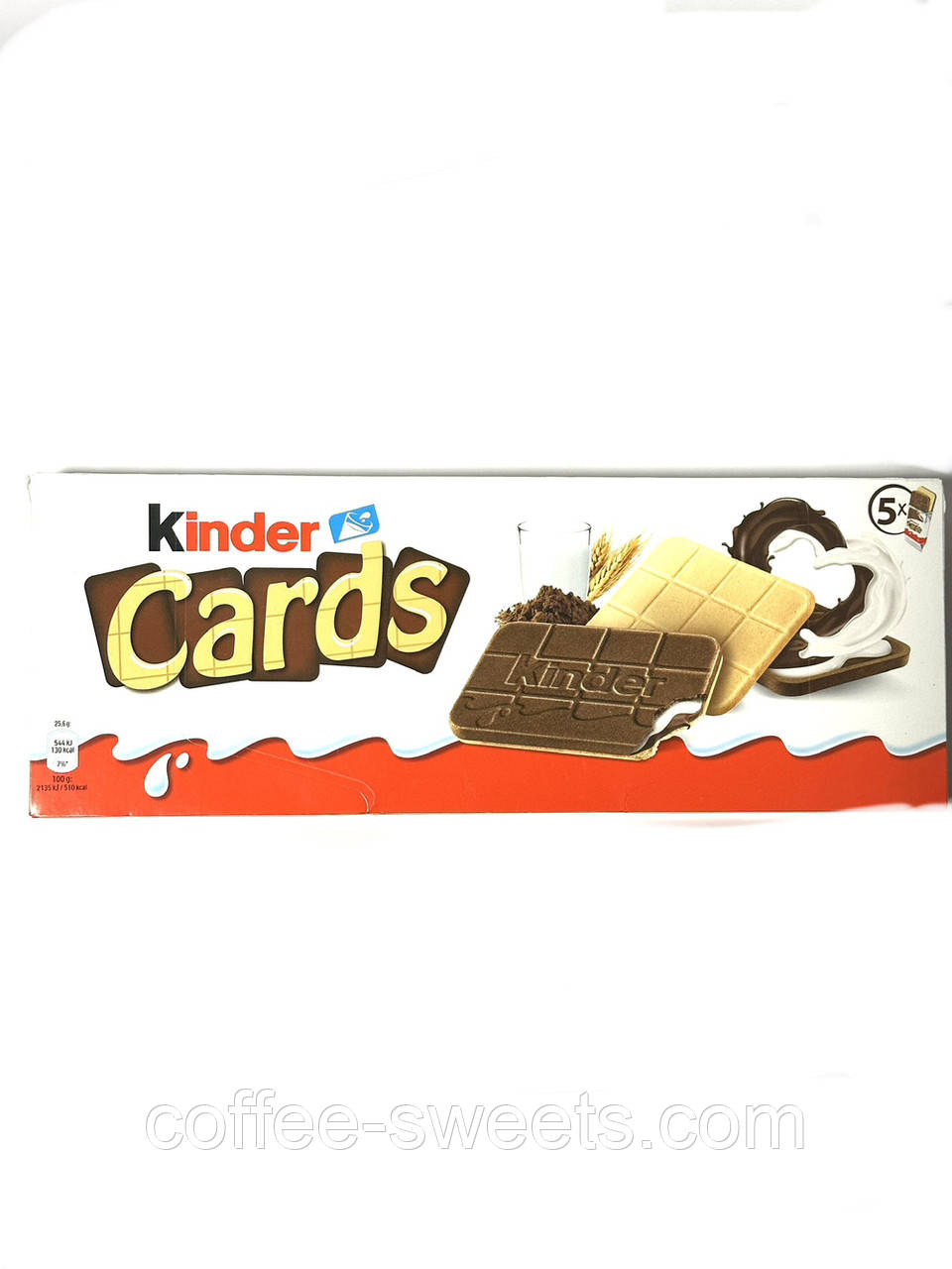 Kinder Cards Вафельні картки із шоколадно-молочним кремом 128g