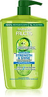 Garnier Fructis Strength & Shine укрепляющий шампунь для всех типов волос 1 л