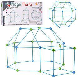 Дитячий ігровий 3D конструктор Намет Magic forts 85 деталей