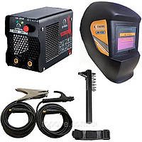 Інвертор зварювальний апарат інверторний Сталь ММА 285 Ампер з маскою Хамелеон для дому, дачі, гаражу
