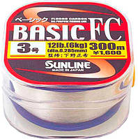 Флюорокарбон Sunline Basic FC 300м #1.5/0.205мм 6LB