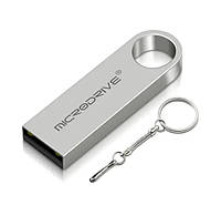 USB накопитель (флешка) MICRODRIVE 128GB Silver (L)