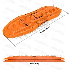 Сенд-траки X-BULL Gen 5.0 (чорні) HRRT05, фото 3