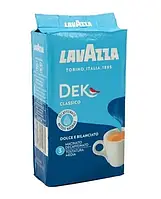 Кофе молотый Lavazza DEK Classico (без кофеина) 250г