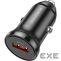 Автомобильное зарядное устройство BOROFONE BZ18 1xUSB-A, QC3.0, 18W Black (BZ18B)