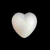 Сердце из пенопласт, заготовки из пенопласта в форме сердца, 80 мм