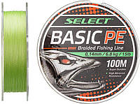 Шнур Select Basic PE Light Green 150m 0.08mm 8lb/4kg