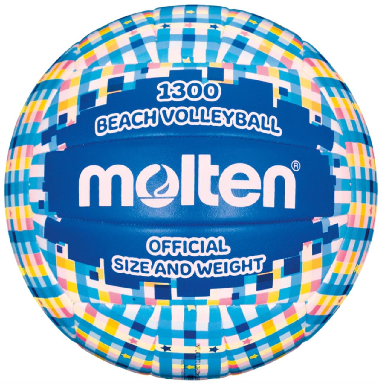 Волейбольний м'яч Molten V5B1300-CB (для пляжного волейболу) + подарунок