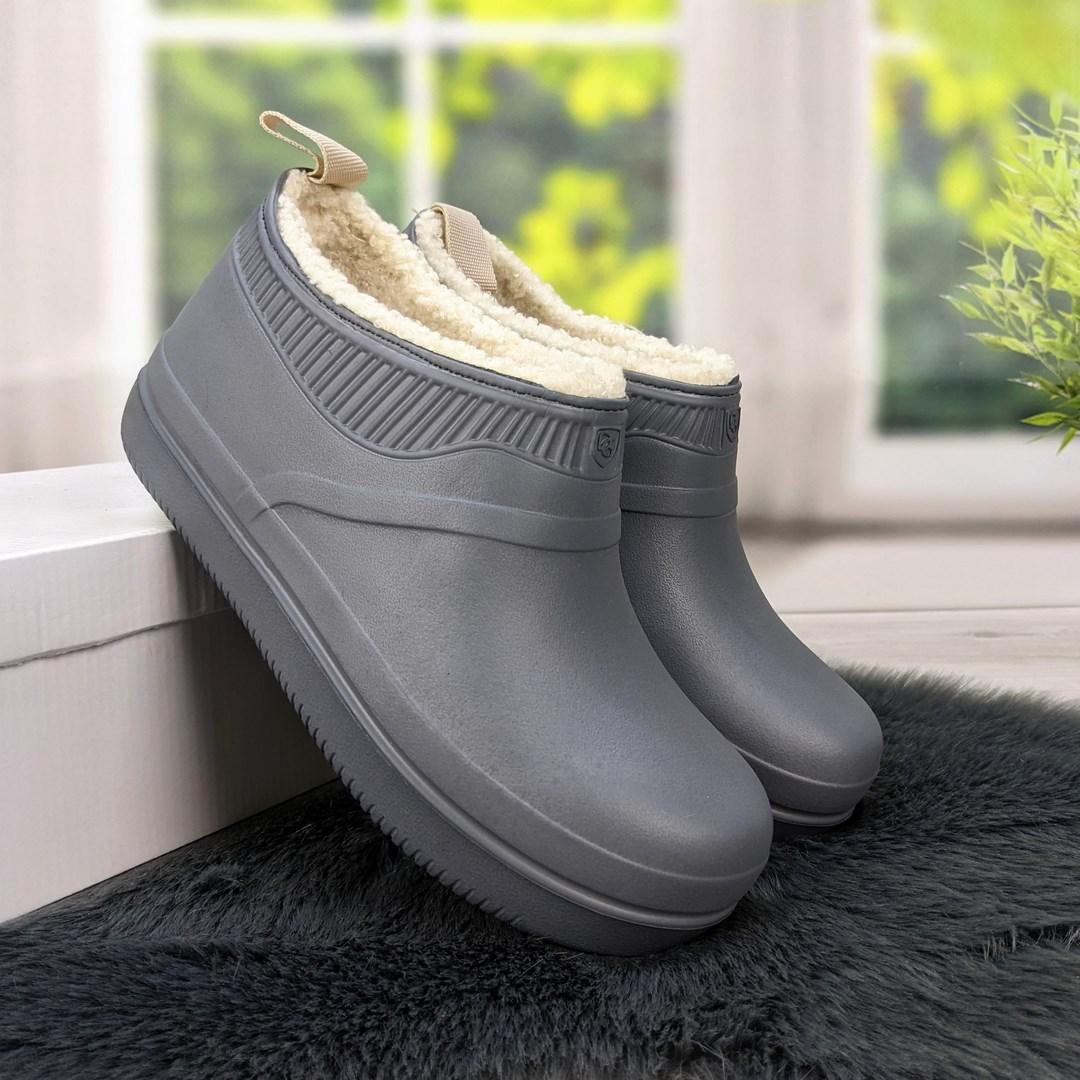 Галоши женские пена на меху Dago Style серые 2920 (ID#2003654277), цена ...