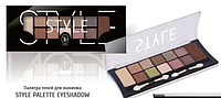 Triumph Cosmetics (TF) Палетка тіней Style Palette Eyeshadow 12 відтінків CTE 29 No 901 Золотий smoky