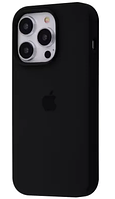 Чохол Silicone Case Full для iPhone 14 Pro Max (Різні Кольори) Black