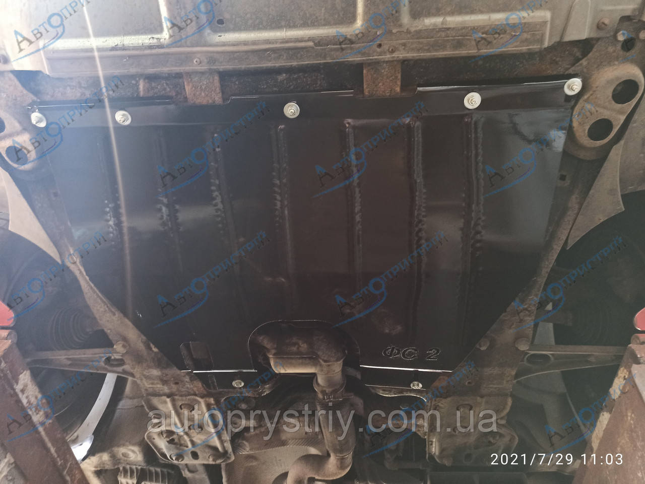 Захист двигуна та КПП Citroen C8 (2002-2010) V - 2,0HDI
