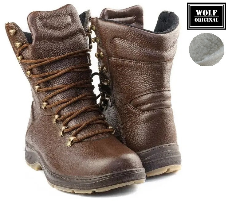 Берцы военные зимние коричневые водостойкие. Удобные. Кожаные армейские ...