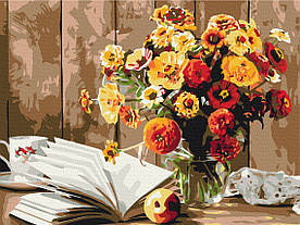 Картина за номерами Brushme Книжковий натюрморт 50х40 см