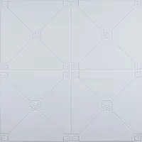 Потолочная 3D панель белая пирамида ( HP-WX01-4.5 ) самоклеющаяся 3D панель