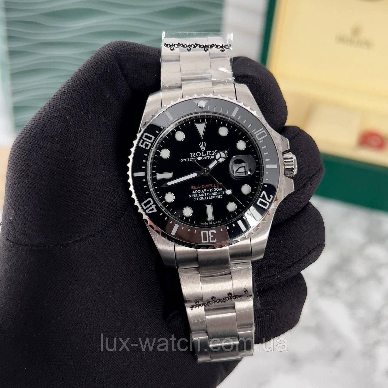 Годинник наручний Sea-Dweller Red 43mm Steel