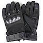 Універсальні тактичні повнопалі рукавички Solve із захистом кісточок чорні 8000.PeremogaUA, фото 5