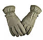 Водовідштовхувальні захисні вітрозахисні Softshell на флісі зимові рукавички Олива 9002.PeremogaUA, фото 2