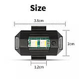 Стробоскоп світлодіодна підсвітка мотоцикла велосипеда скутера, фото 3