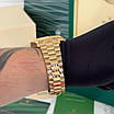 Годинник наручний Rolex Sky-Dweller Gold-Black для хлопців, фото 4