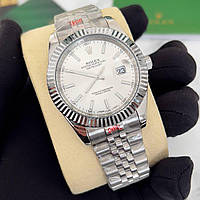Часы наручные мужские Rolex DateJust Silver/White