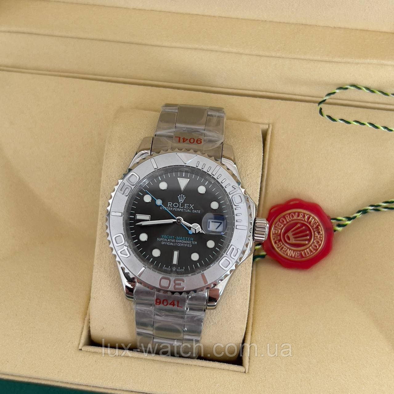 Чоловічий наручний годинник R.o.l.e.x. Yacht-Master Silver-Grey