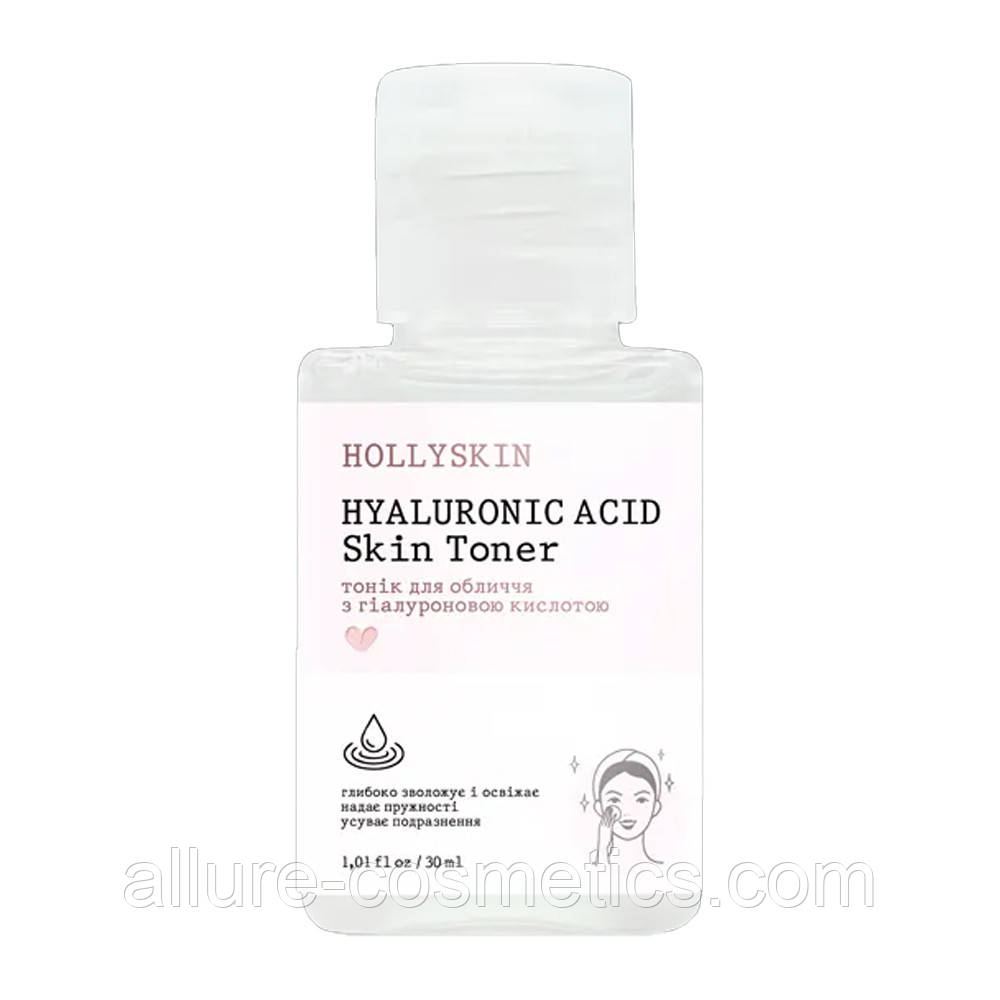 Тонік для обличчя HOLLYSKIN Hyaluronic Acid Skin Toner 30ml