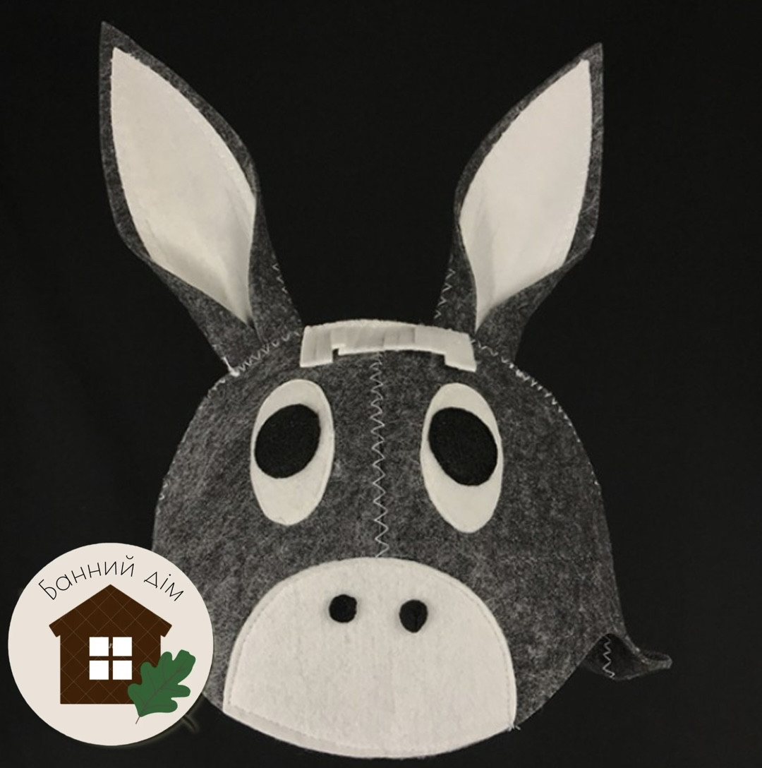 Шапка в лазню «Ослик", фото 1