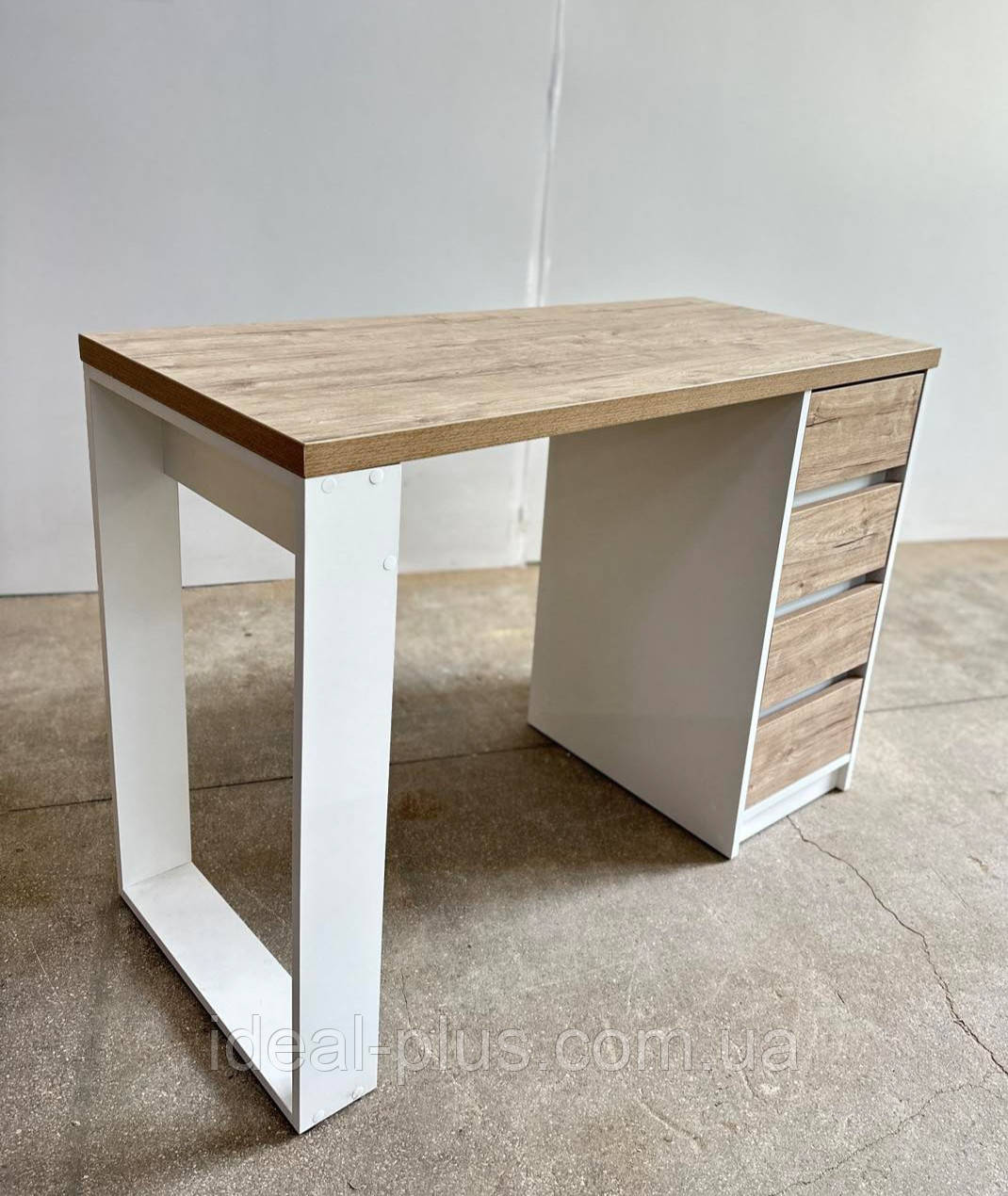 Стіл манікюрний на тумбу з подвійною стільницею МR_СМ100-27 столик для майстра манікюру, фото 1