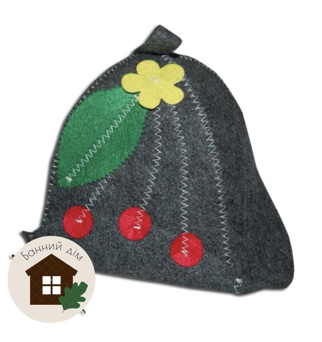 Шапка в лазню «Вишеньки", фото 1