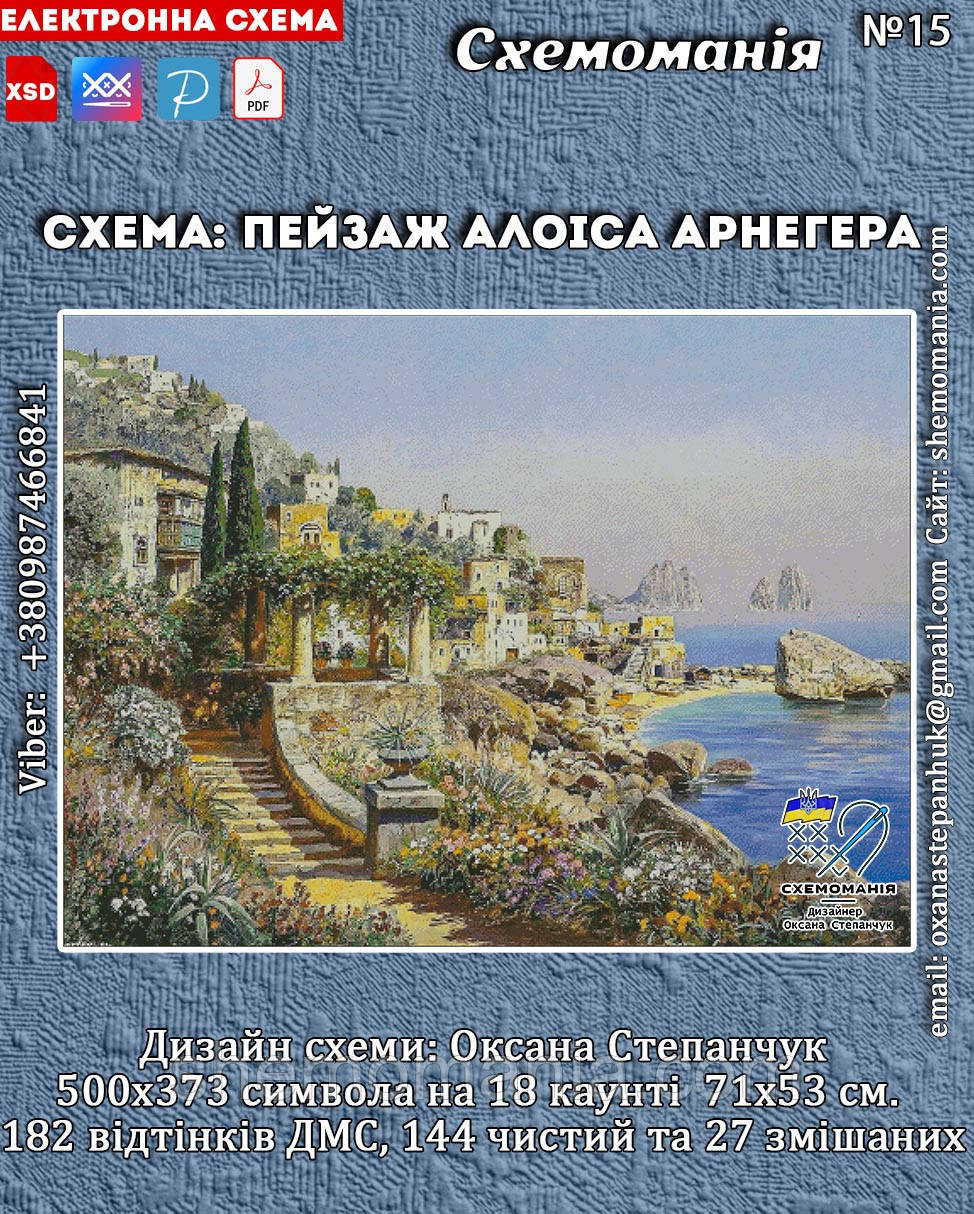 (Електронна)Схема для вишивки: за картиною Алоїса Арнеггера