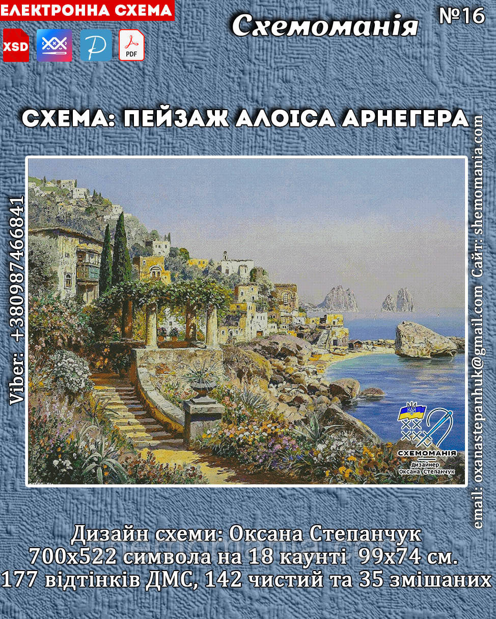 (Електронна)Схема для вишивки: за картиною Алоїса Арнеггера