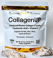 Collagen Up Морской коллаген с витамином С и гиалуроновой кислотой California Gold Nutrition 464 гр.