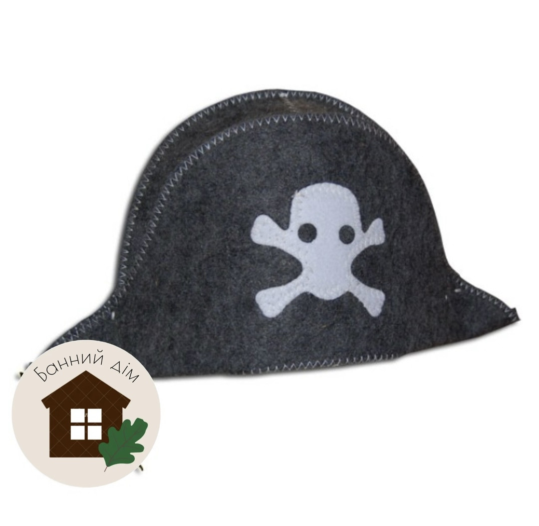 Шапка в лазню «Пірат", фото 1