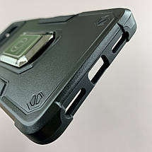 Чохол для Google Pixel 7 Pro протиударний із підставкою чохол на телефон гугл піксель 7 про чорний c6u, фото 4