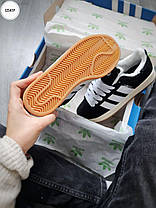 Жіночі зимові кросівки Adidas Campus 00s Black Winter Кеди Адідас Кампус чорні замша хутро часткове єврозима, фото 5