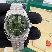 Классические наручные часы Rolex Datejust 41 Motif Green для мужчин