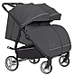 Коляска універсальна 2 в 1 для двійні, CARRELLO Connect CRL-5502/1 Serious Black, чорна, Карелло Коннект, фото 5