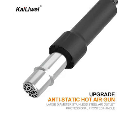 Паяльна станція Kailiwei 3102D 2-в-1 з феном і паяльником для ремонту друкованих плат IC SMD BGA, фото 3