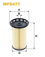 Фильтр топливный Audi A3; Seat Leon III; Skoda Octavia III; Volkswagen Golf VII, Golf Wix Filters (WF8477)