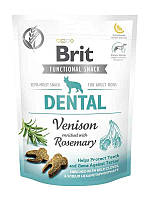 BRIT CARE DOG FUNCTIONAL SNACK DENTAL VENISON делікатес для догляду за зубами 150 г