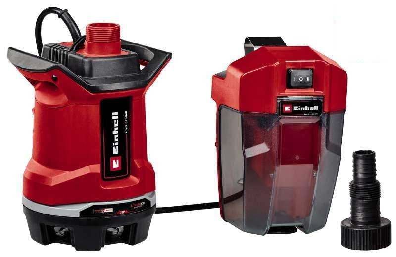 Einhell Насос для брудної води акумуляторний GE-DP 18/25 Li — Solo, PXC, до 25 мм, (без АКБ і ЗП) (4181580)